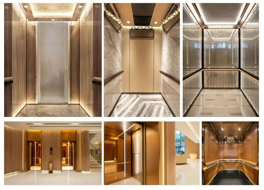 Các phong cách trang trí thang máy phổ biến